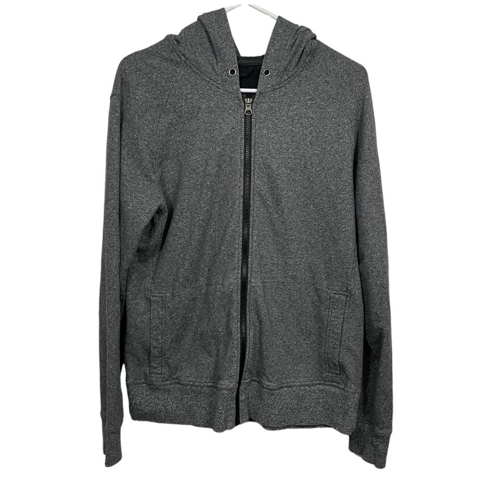 LuLuLemon Grey Full Zip Athletic Hoodie Sweatshirt
